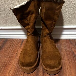 Muk Luks Brown Winter & Rain Boots